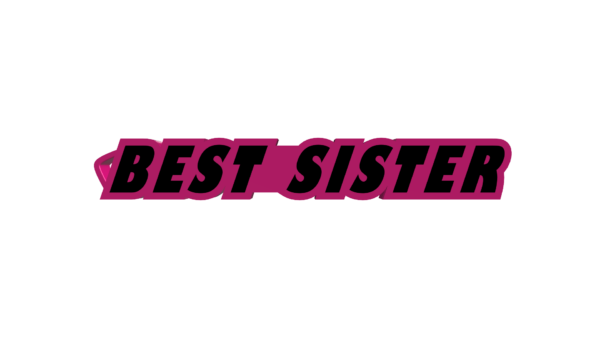 Μπρελόκ Κλειδιών "Best Sister"