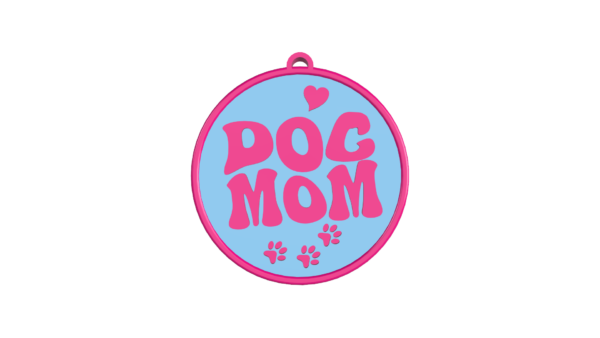 Μπρελόκ Κλειδιών“Dog Mom”