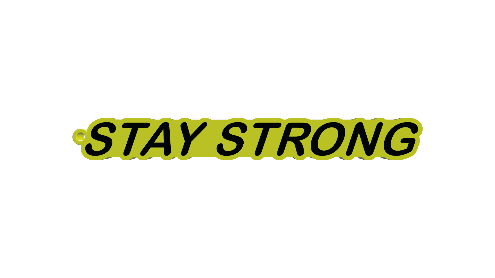 Μπρελόκ Κλειδιών "Stay Strong"