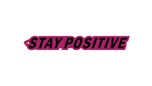 Μπρελόκ Κλειδιών "Stay Positive"
