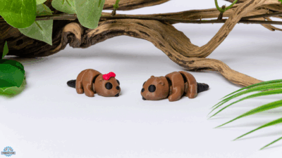 Fidget Παιχνίδι "Baby Beaver Couple"