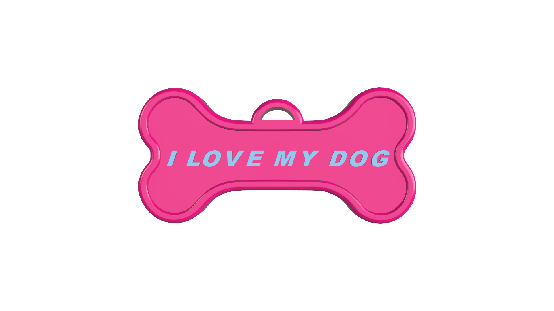 Μπρελόκ Κλειδιών“I love my Dog”