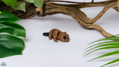 Μπρελόκ κλειδιών ''Baby Beaver Male"