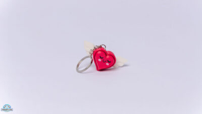 Μπρελόκ Clicker "Feather Heart"