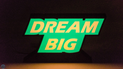"Dream Big" Lightbox