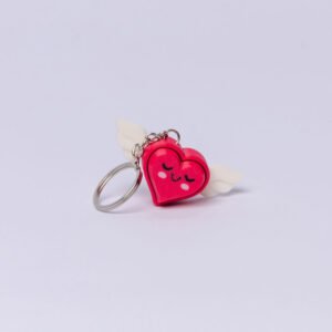 Μπρελόκ Clicker "Feather Heart"