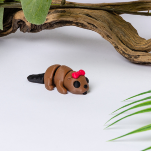 Μπρελόκ κλειδιών ''Baby Beaver Female"