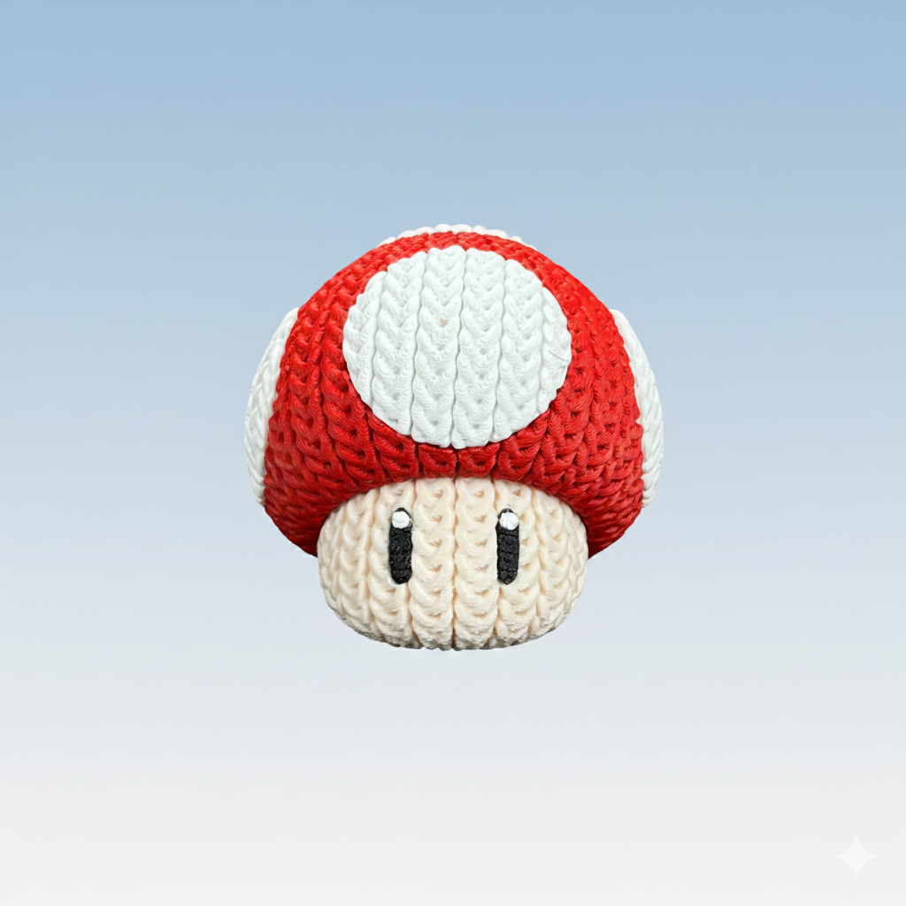 Fan Art "Mushroom knitted"