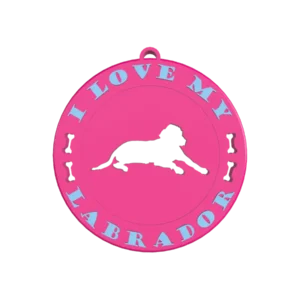 Μπρελόκ Κλειδιών “I love my Labrador”