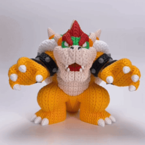 Fan Art "Bowser knitted"