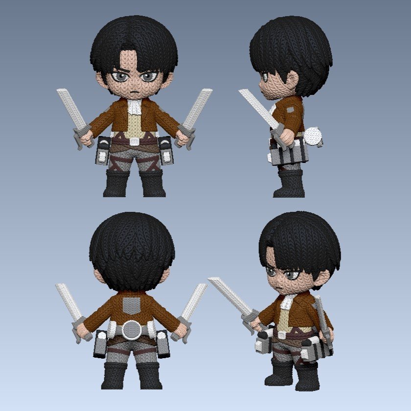 Fan Art "Levi Ackerman knitted" - Image 2