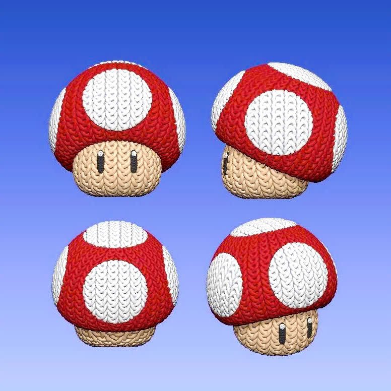 Fan Art "Mushroom knitted" - Image 2